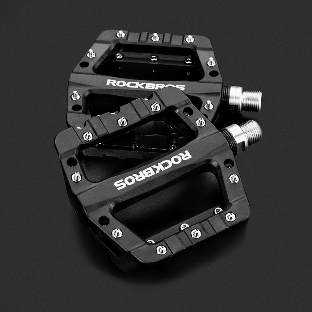 ROCKBROS MTB Pedals Mountain Bike Pedals Lightweight Nylon Fiber Bicycle Platform Pedals for BMX MTB 9/16" - Image 9