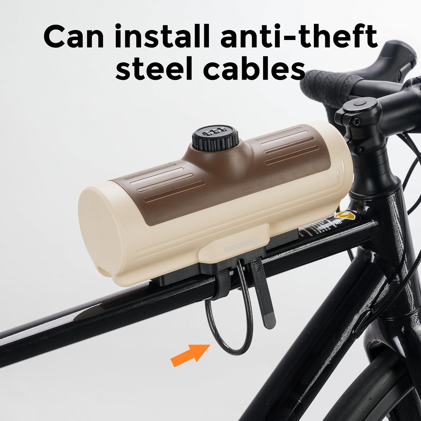 ROCKBROS Password Storage Box Mountain Road Bicycle Frame Bag Hard Shell Key Anti-Theft Box Secure Durable Storage - Image 4